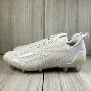 NEW Adidas Adizero 12.0 Mismat White Football Cleats Sneaker IG7223 Mens Size 14